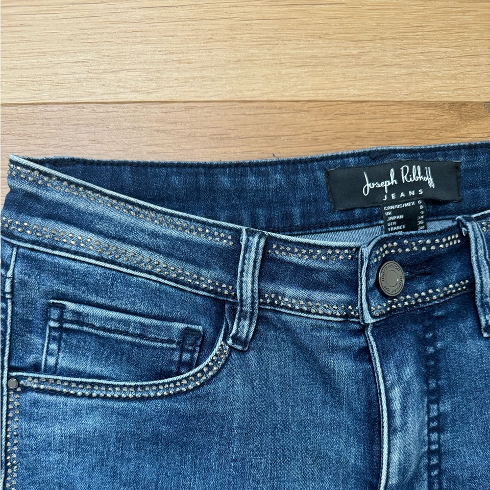 Joseph Ribcoff Rhinestone Jeans - Picture 6 of 6